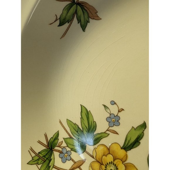 Vintage Set Taylor Smith Taylor Soup Cereal Bowl 7 3/4" Yellow Buttercups TST237 - Picture 6 of 8